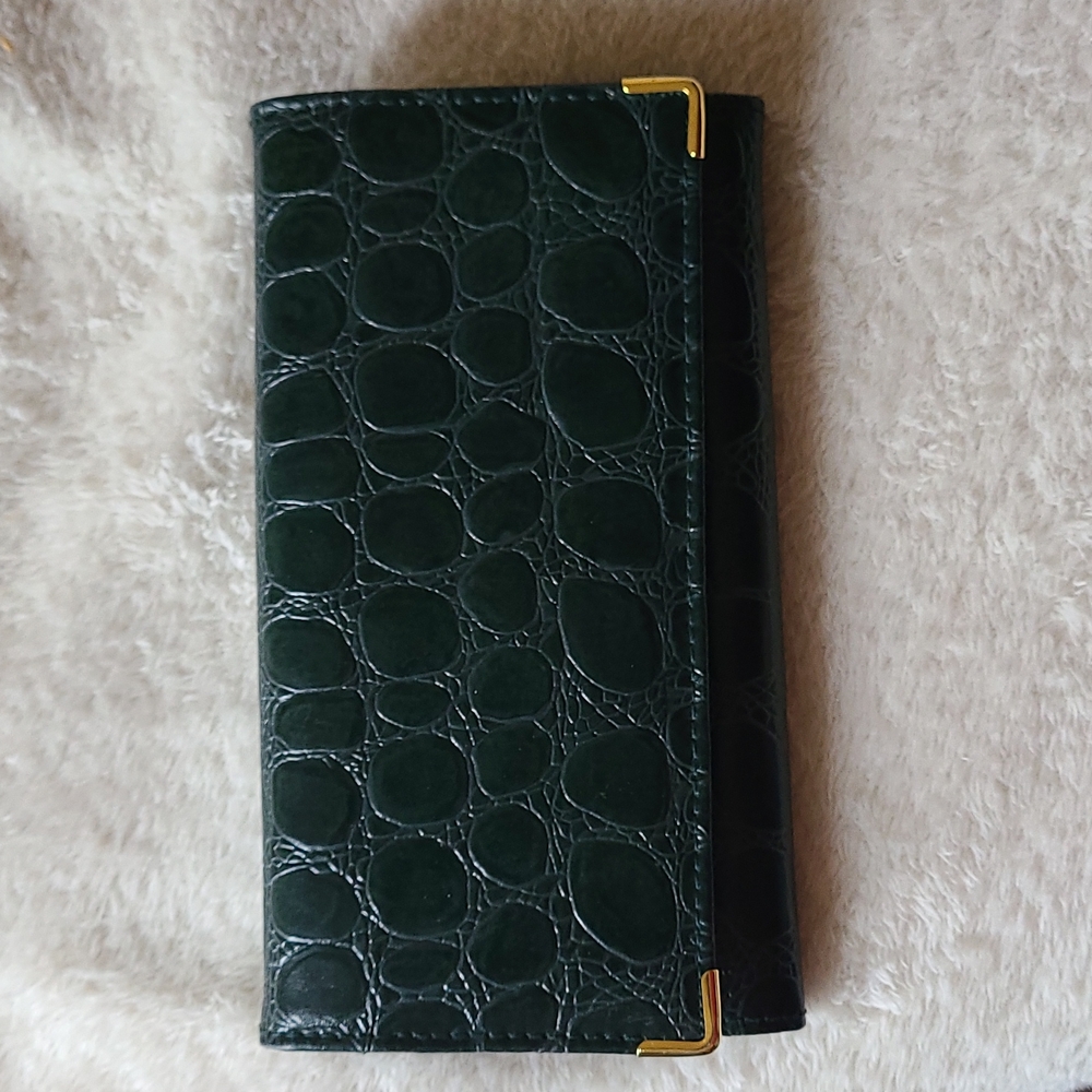 Green and Gold Wallet